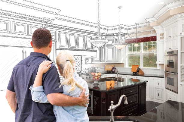 Professional Cabinet Refacing technician working in Baring, WA
